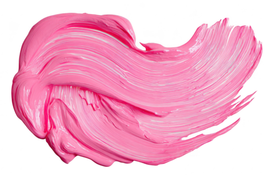 Pink paint stroke, abstract texture