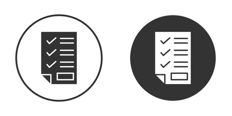 Quota icon logo design illustration template. Solid Style