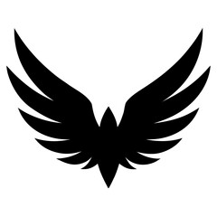  Wings -bird  icon line airt vactor outline Illustrations on white background