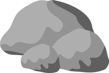 Rocks with Grass Illustration