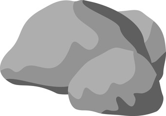 Rocks with Grass Illustration