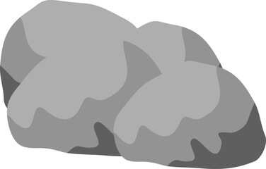 Rocks with Grass Illustration