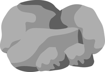 Rocks with Grass Illustration