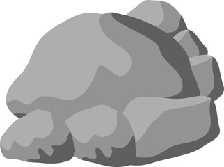Rocks with Grass Illustration