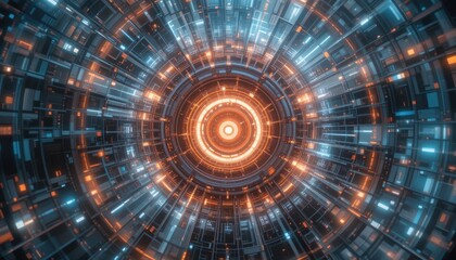 Abstract fractal background