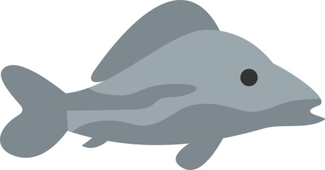 Fish Flat Illustration