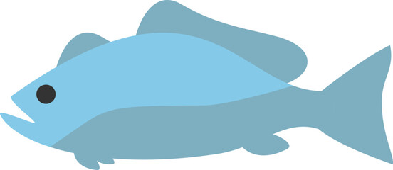 Fish Flat Illustration