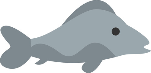 Obraz premium Fish Flat Illustration