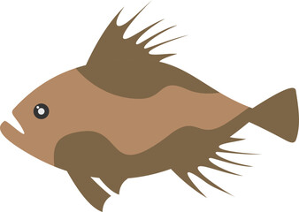 Fish Flat Illustration