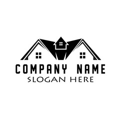 Home property logo design with white background