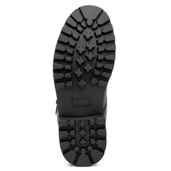 **Molded Shoe Sole Isolated on White – Professional Product Photography with Transparent PNG, Soft Studio Lighting**  