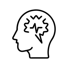 human head with gears