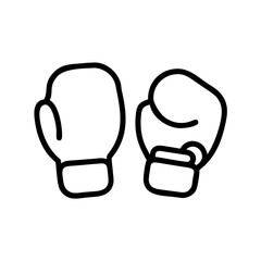 boxing gloves isolated on white