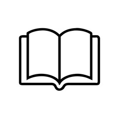 open book vector icon