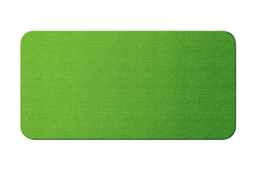A solid, vibrant lime green rectangular shape with a slightly raised, rounded edge
