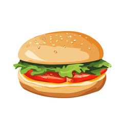 Dabeli, flat style 2D vector image, isolated on a white background