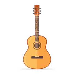 Obraz premium Flat 2D Guitar String Winder illustration, vector graphic in icon style, on white background