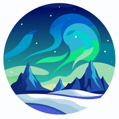 vector illustration of a sailing ship