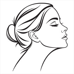 beauty-girl-face-silhouette-vector-