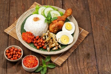Nasi lemak is a type of typical Malay food that is commonly found in Malaysia where this dish is considered one of the national dishes