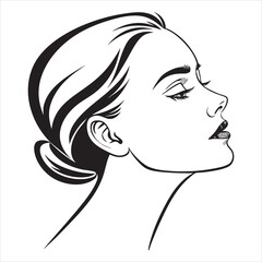 beauty-girl-face-silhouette-vector-