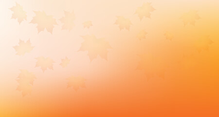 Modern Autumn Background Template Orange and cream gradation color artwork art simple modern.