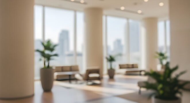 Lobby de hotel desenfoque