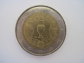 two euro coin
