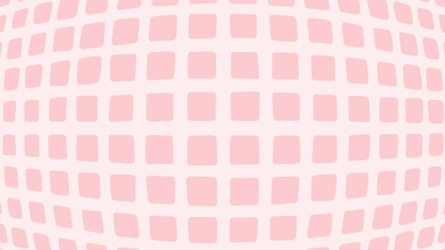 Light red cute aesthetic animated geometric pattern animation background seamless loop