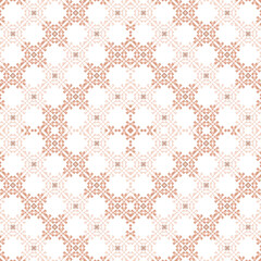 Ethnic ornament tribal seamless fabric pattern, traditional geometric
