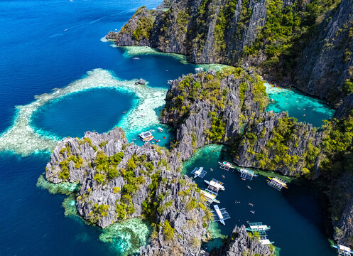 Twin Lagoon at Coron, Palawan, Philippines