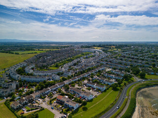 Unusual layout in the Malahide town