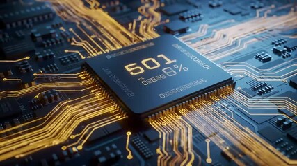 CPU overload circuit board glow