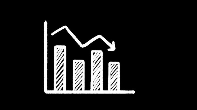 Easy to use doodle or scribble downward graph