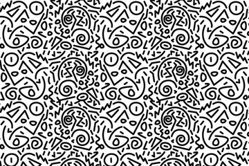 Random Stroke Pattern 19