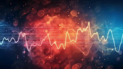 Abstract data visualization graphic background - Powered by Adobe