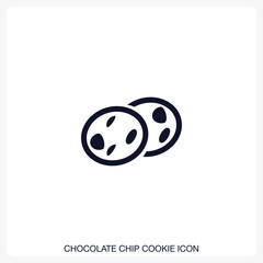 Chocolate Chip Cookie Icon