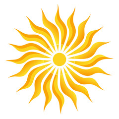 Abstract sunburst design vector illustration