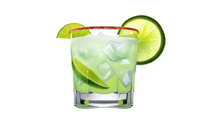 cocktail with lime