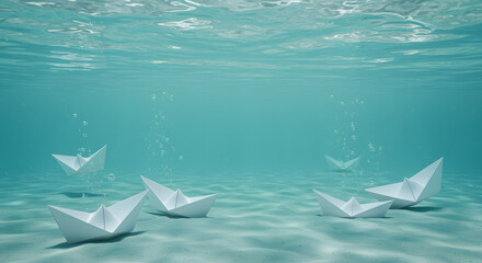 Paper Boats Sinking - Fragile Descent into Silence