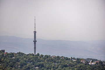 Obraz premium TV tower in Almaty Kazakhstan