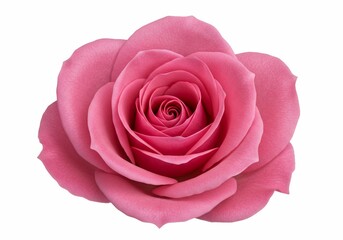 Pink Rose Blossom Close Up Studio Shot