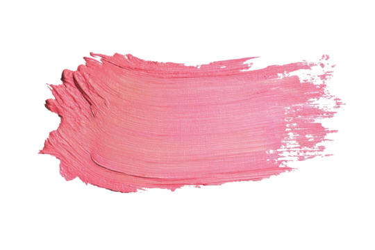 Pink cosmetic smear, textured, abstract