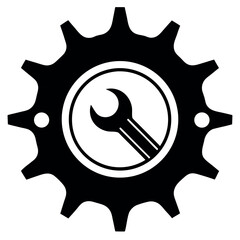 gear icon vector illustration