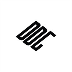 Modern abstract DDG logo design featuring geometric lines for innovative data analysis and digital transformation branding