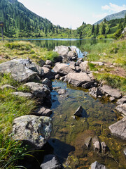 Hiking near Colbricon Lakes - Italy