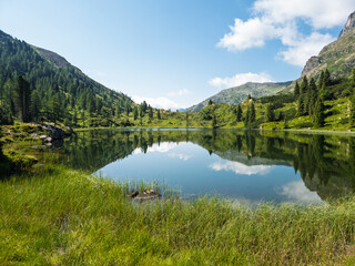 Hiking near Colbricon Lakes - Italy