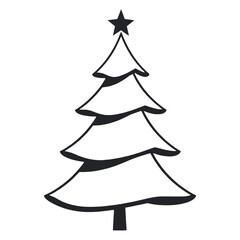 christmas tree vector