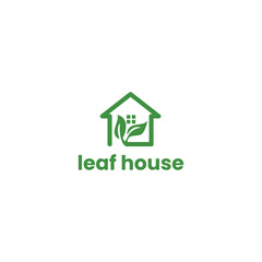 leaf and plant house Adobe Illustrator Artwork