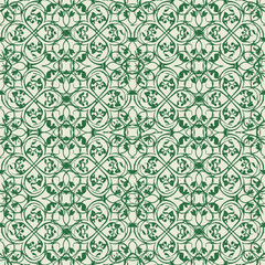 Fototapeta premium Seamless background with traditional Japanese pattern in Karakusa style 